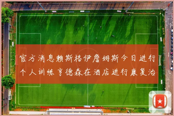 官方消息赖斯格伊詹姆斯今日进行个人训练亨德森在酒店进行康复治疗